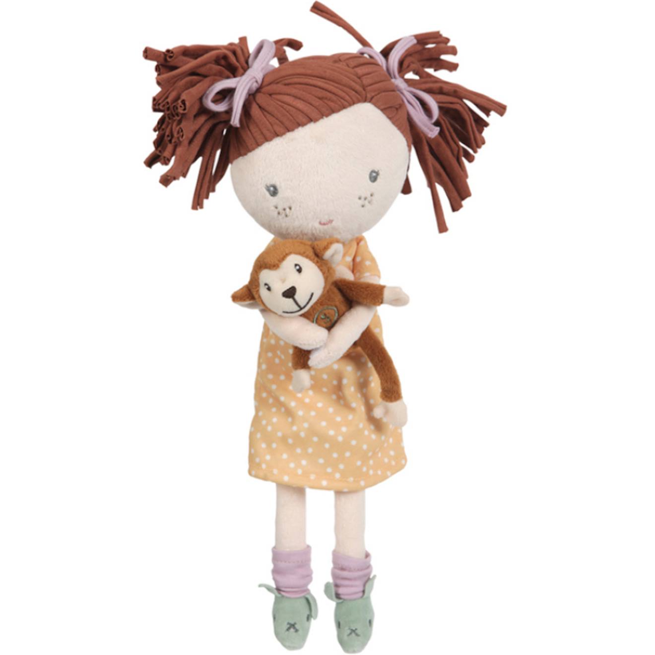 Poupée Souple Jaune, Marron, Beige