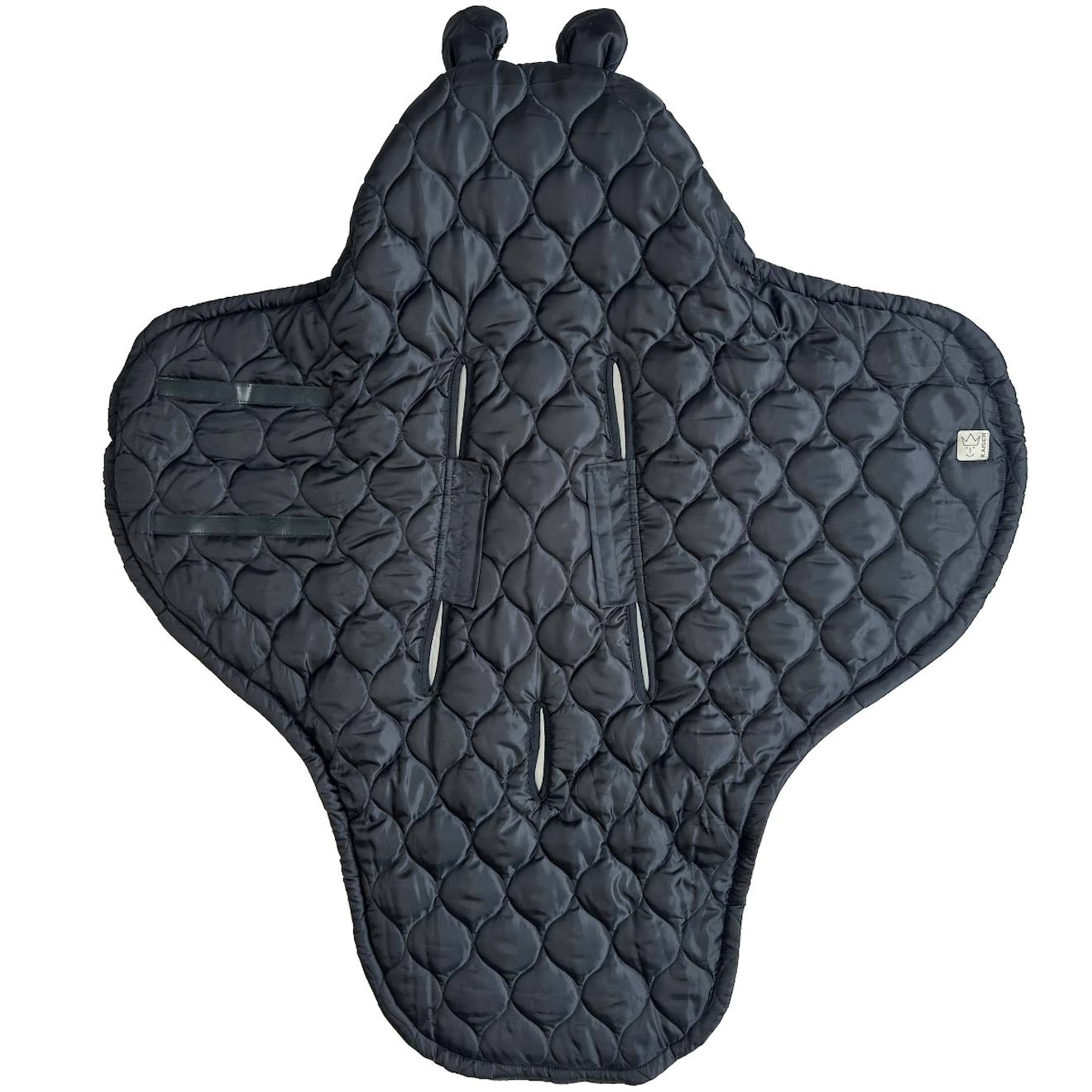 Couverture Nomade Pour Bébé Recy Black-cream Noir, Crème (Kaiser) - Image 3