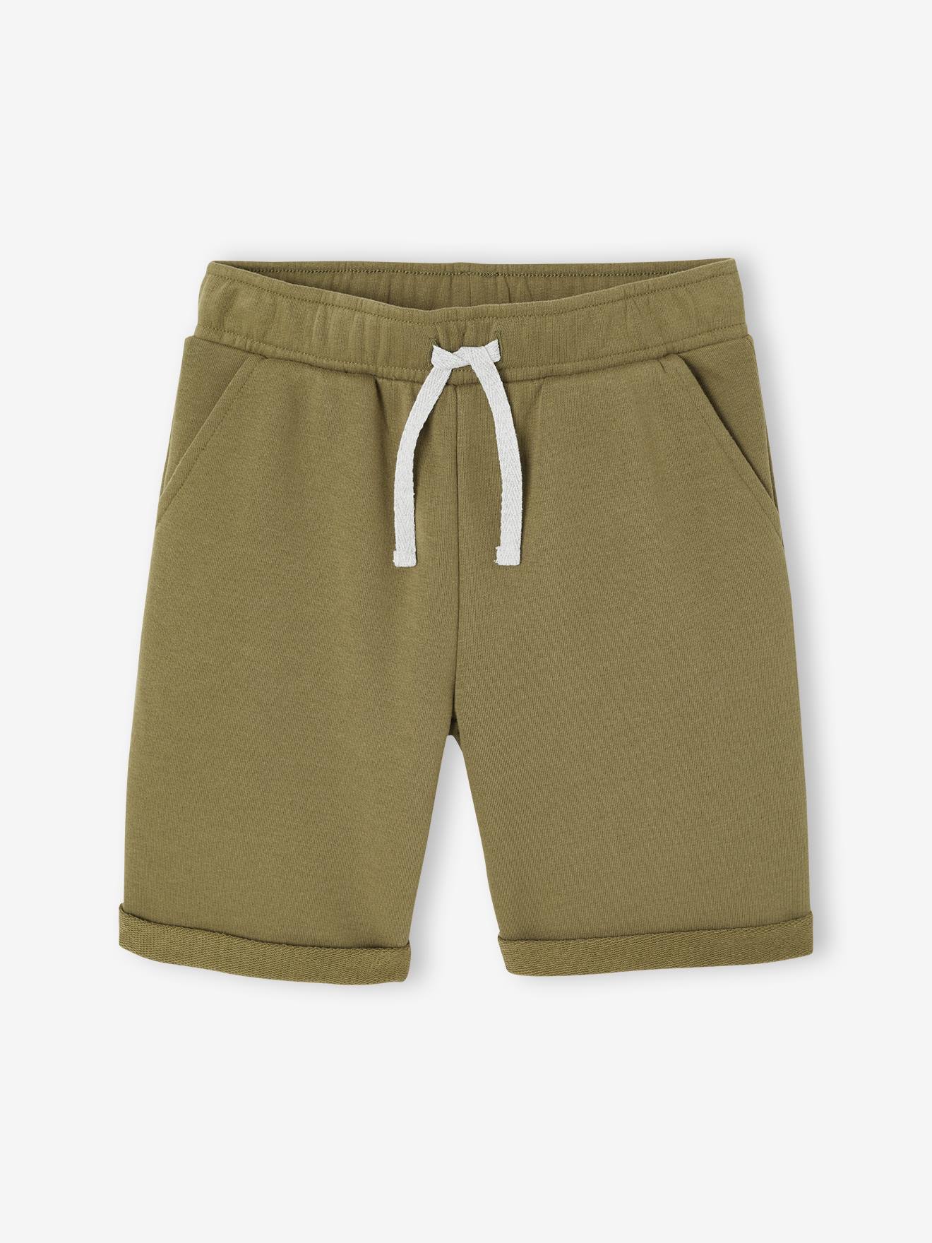 Bermuda garon en molleton kaki 6 €