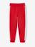 Jogging garçon bande côté bordeaux+gris chiné+rouge+vert 9 - vertbaudet enfant 