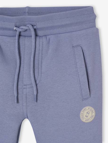 Pantalon jogging garçon en molleton bleu moyen+gris+gris moyen chiné+marine chiné+noir+noir chiné+ocre+vert sapin 3 - vertbaudet enfant 