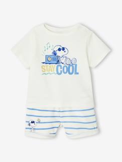 Ensemble bébé t-shirt et short Snoopy  - vertbaudet enfant