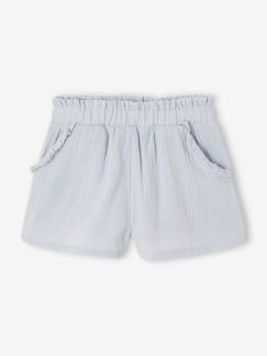 Short fille taille en gaze de coton  - vertbaudet enfant