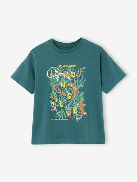 T-shirt garçon motif ludique bleu océan+bois de rose+vert d'eau 7 - vertbaudet enfant 
