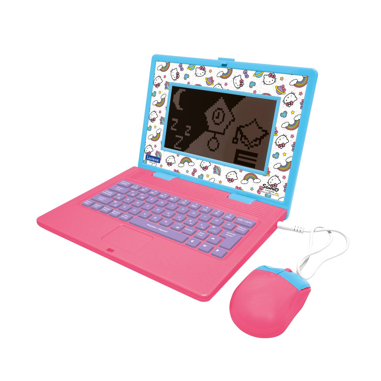 Ordinateur Portable Éducatif Bilingue Écran 6.7 Hello Kitty (fr/en) Multicolore
