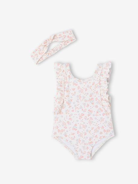 Bébé-Ensemble de bain bébé maillot et bandeau