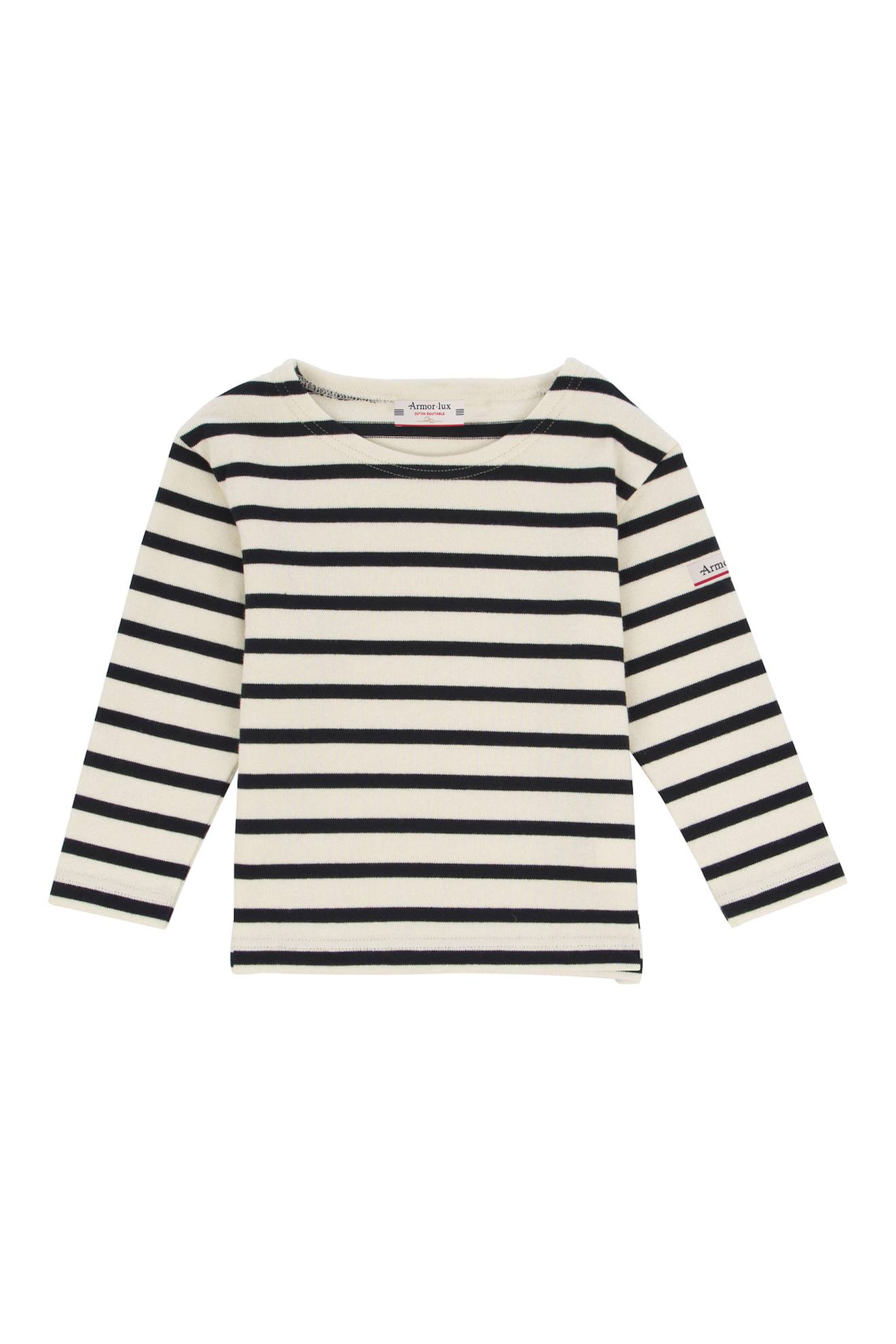 Marinière En Coton Équitable Erwann Enfant Nature/rich Navy