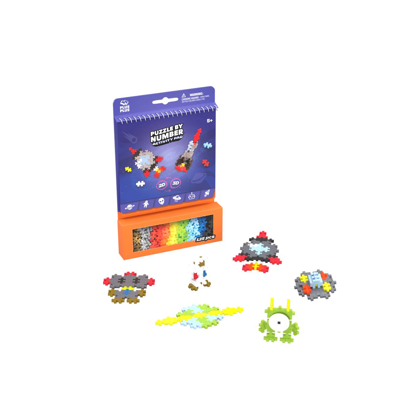 Bloc D'activité - Espace - 125 Pcs Multicolore