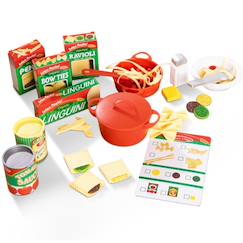Jouet-Jeux d'imitation-Cuisines et dinette-Set préparer et servir les pâtes