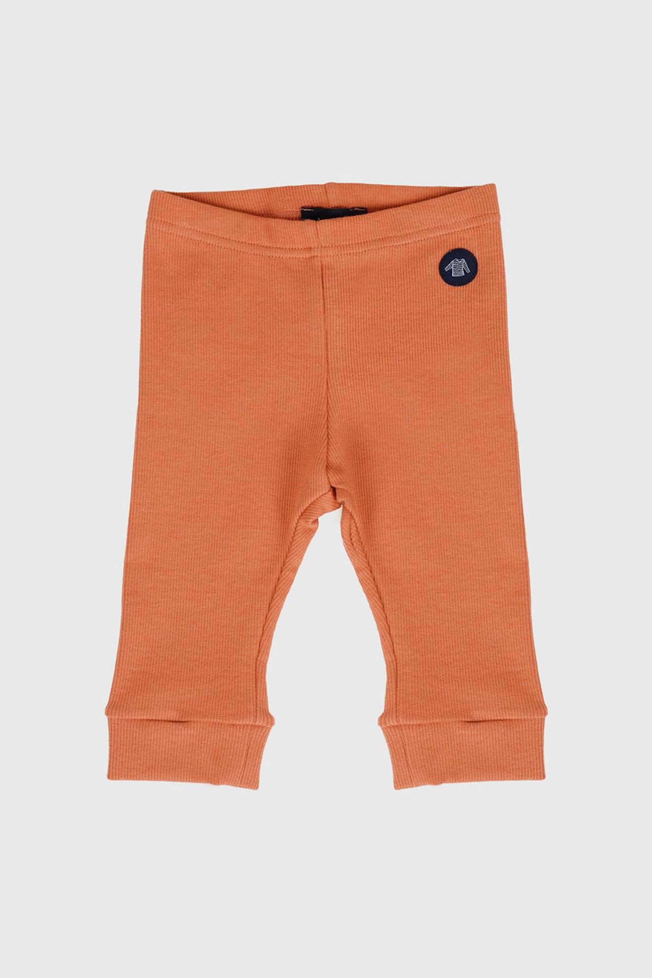 Legging En Pur Coton Bébé Coral Gold