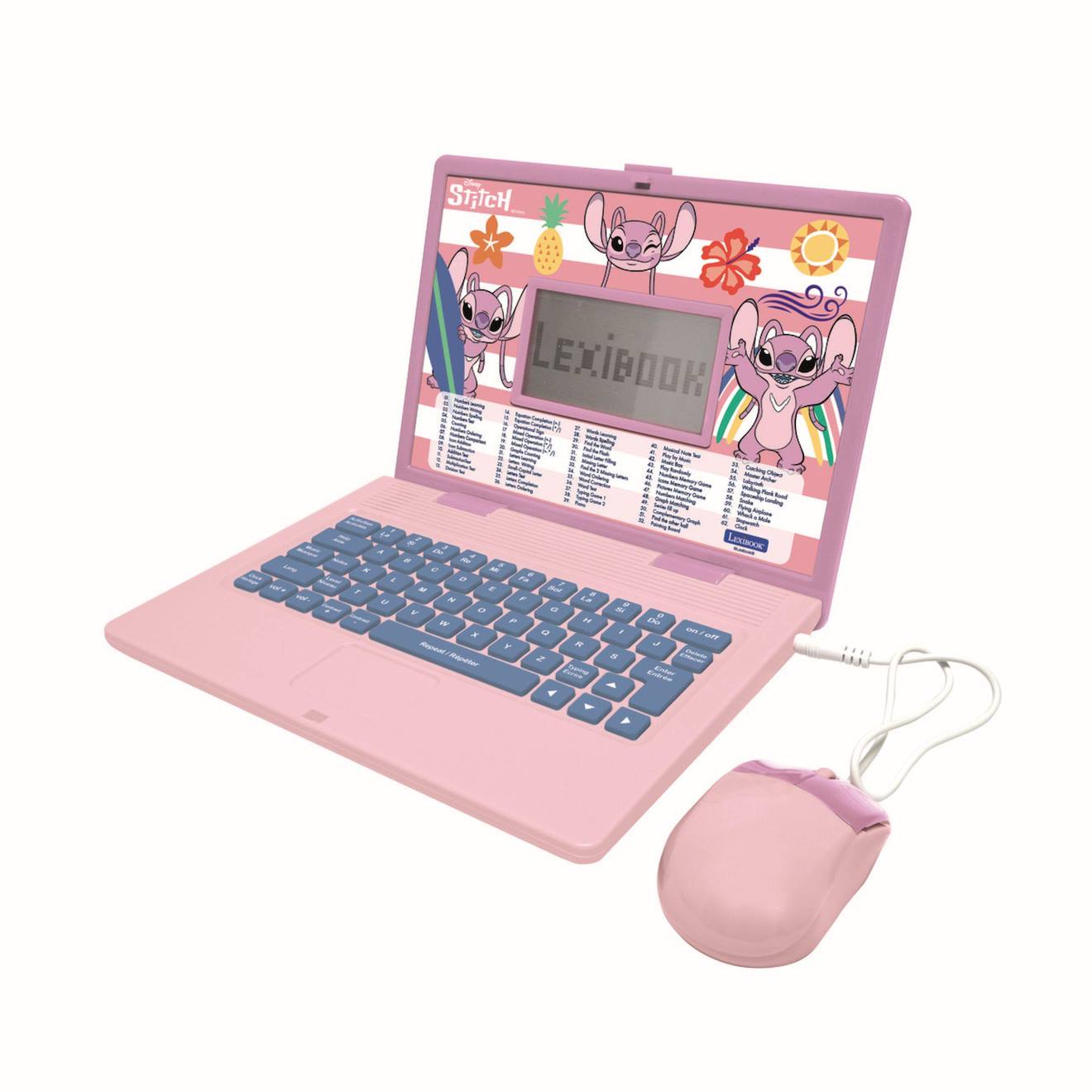 Ordinateur Portable Éducatif Bilingue Disney Stitch (fr/en) Multicolore