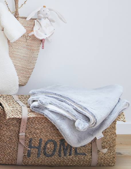 Couverture en groloudoux® Beige+Gris 8 - vertbaudet enfant 