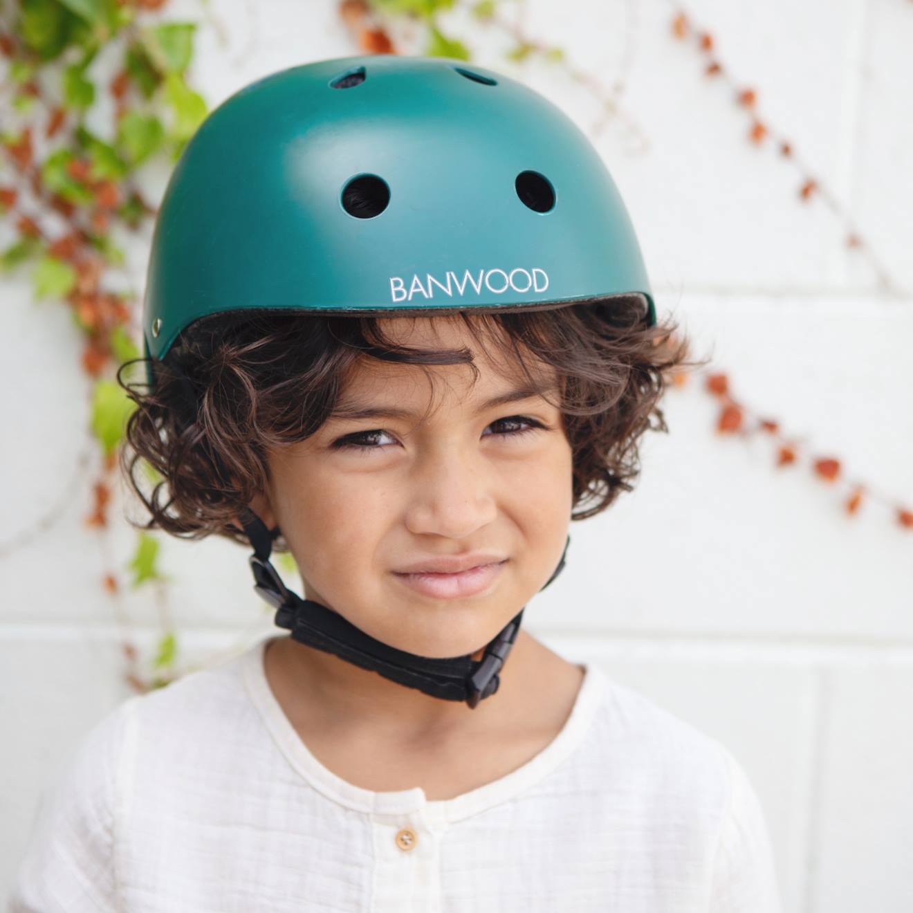Casque De Vélo Abs Pour Enfants De 3 À 7 Ans Protection Vert Foncé (Banwood) - Couverture
