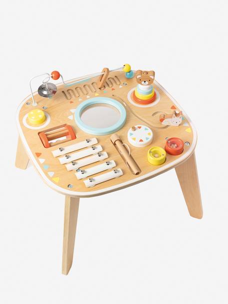 Table D Activites Et D Eveil Musical Multicolore Vertbaudet