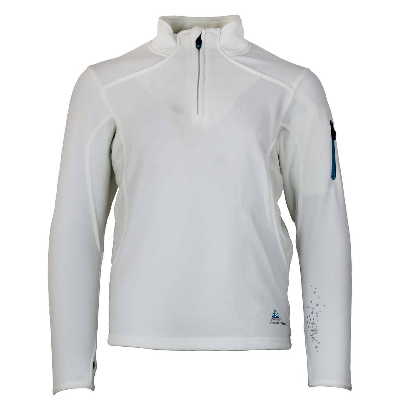 Sweat Polarshell Fille Fany Blanc