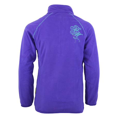 Sweat polaire fille gafine Blanc+Bleu marine+Corail+Fuchsia+Jaune+Noir+Turquoise+Vert+Violet 22 - vertbaudet enfant 