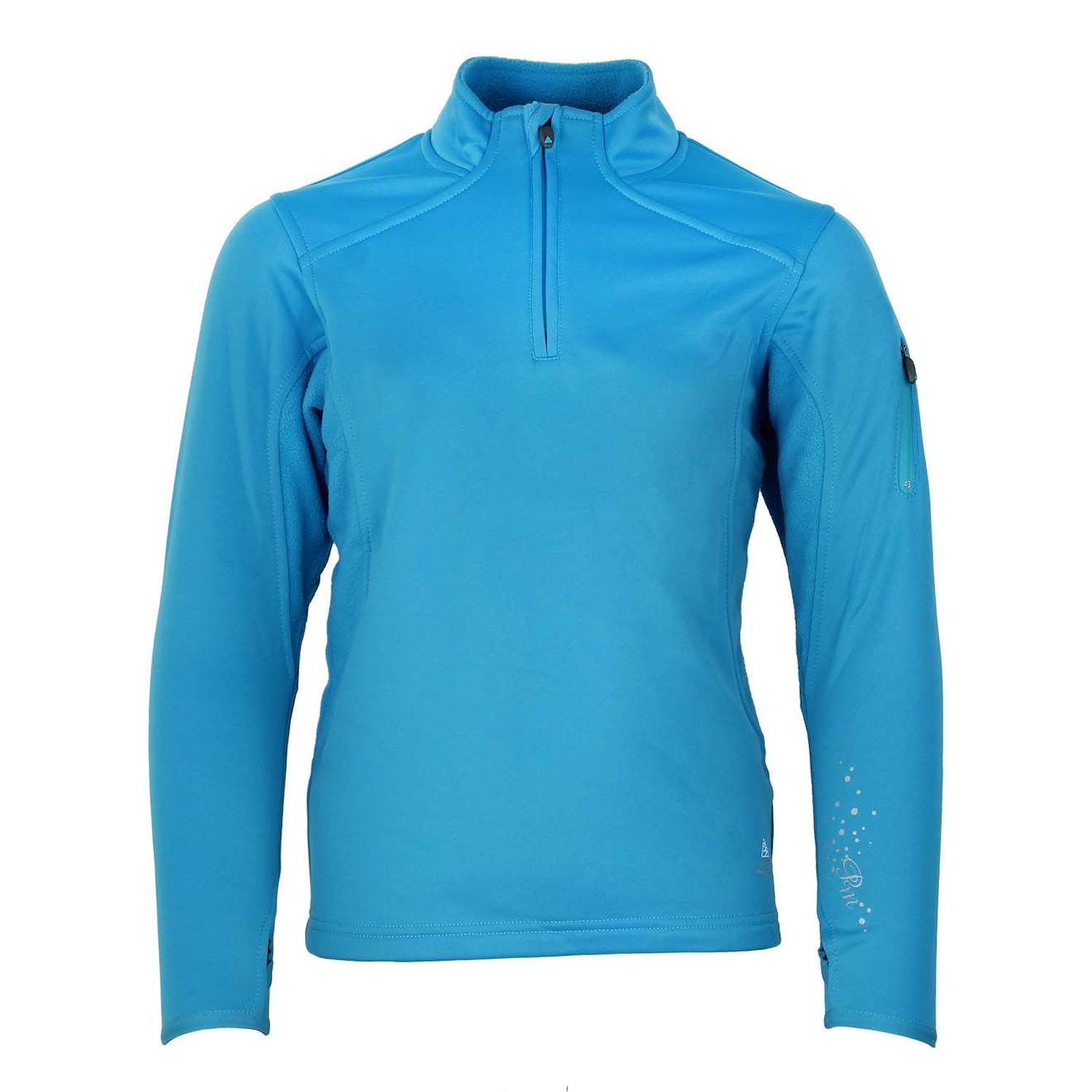 Sweat Polarshell Fille Fany Bleu