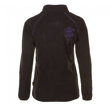 Sweat polaire fille gafine Blanc+Bleu marine+Corail+Fuchsia+Jaune+Noir+Turquoise+Vert+Violet 14 - vertbaudet enfant 