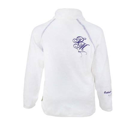 Sweat polaire fille gafine Blanc+Bleu marine+Corail+Fuchsia+Jaune+Noir+Turquoise+Vert+Violet 2 - vertbaudet enfant 