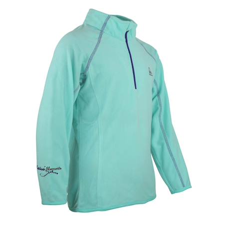 Sweat polaire fille gafine Blanc+Bleu marine+Corail+Fuchsia+Jaune+Noir+Turquoise+Vert+Violet 17 - vertbaudet enfant 