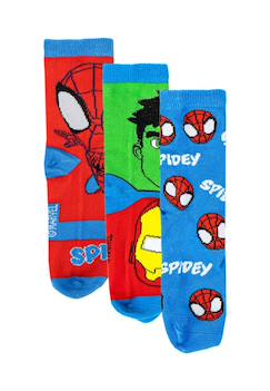 Lot de chaussettes 3 pièces spidey  - vertbaudet enfant