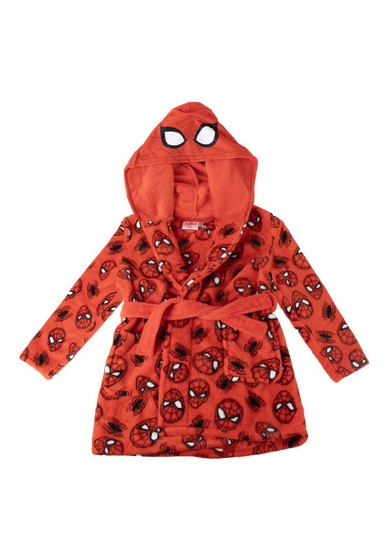 Robe De Chambre Polaire Spiderman Rouge