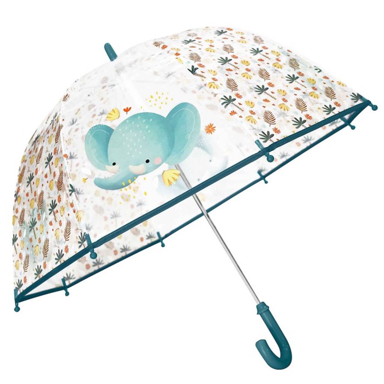 Parapluie Transparent Pour Enfant Animaux Bleu