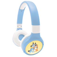 Jouet-Casque 2 en 1 bluey bluetooth et filaire avec limitation de son 85 dB