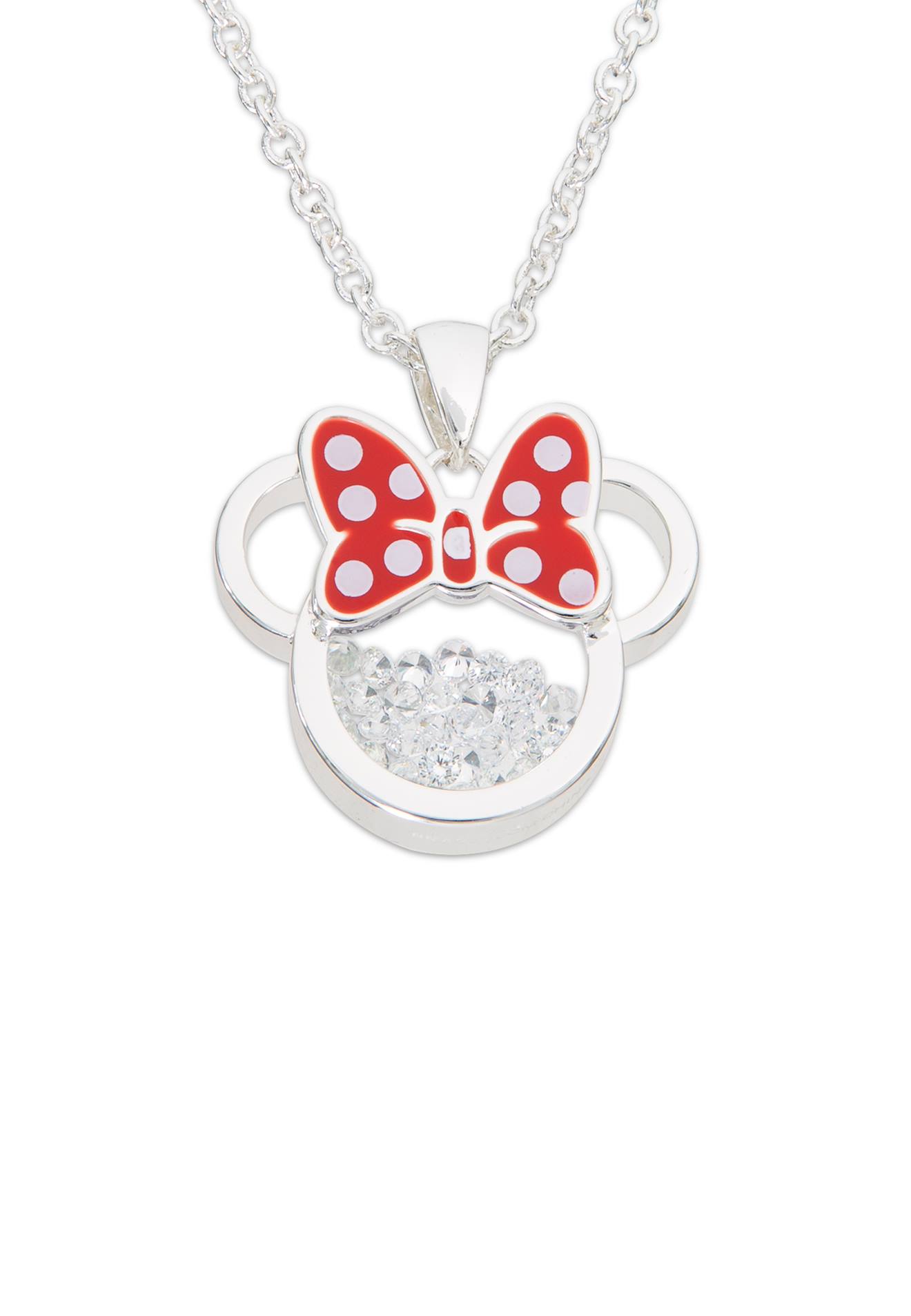 Collier Minnie Mouse Birthstone Gris