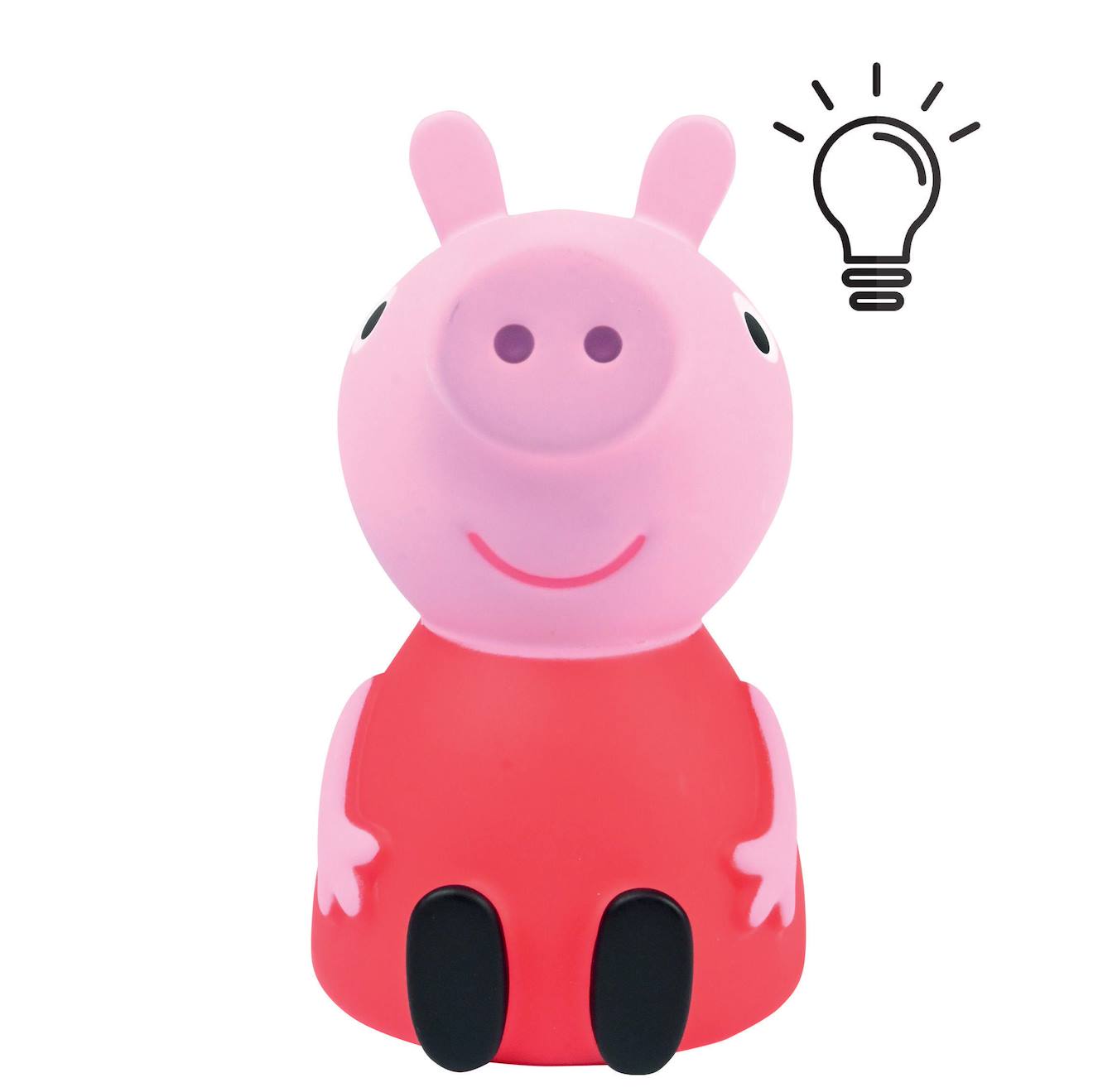 Veilleuse Peppa Pig En 3d Avec Variation De Couleurs Rose Veilleuse Peppa Pig En 3d Avec Variation De Couleurs Rose