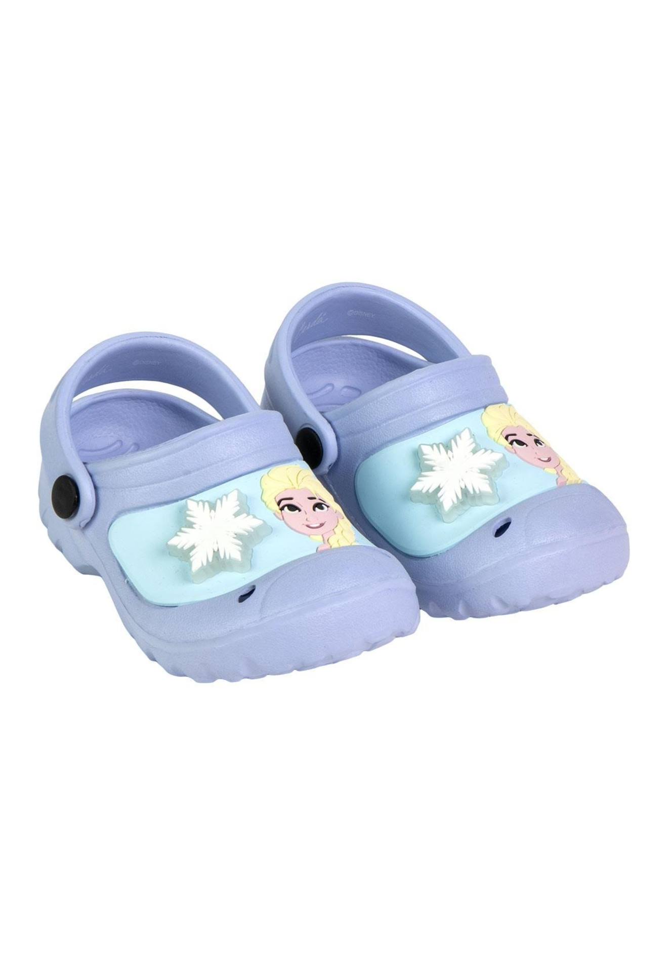Sabots Reine Des Neiges Pour Enfant Bleu