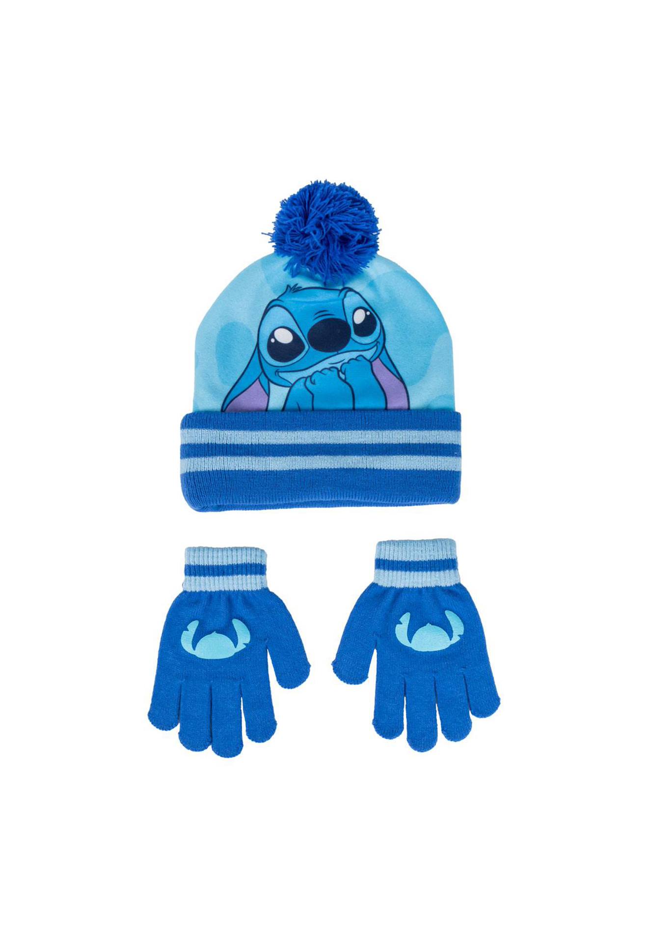 Ensembles Bonnet + Gants De Pièces Stitch Multicolor