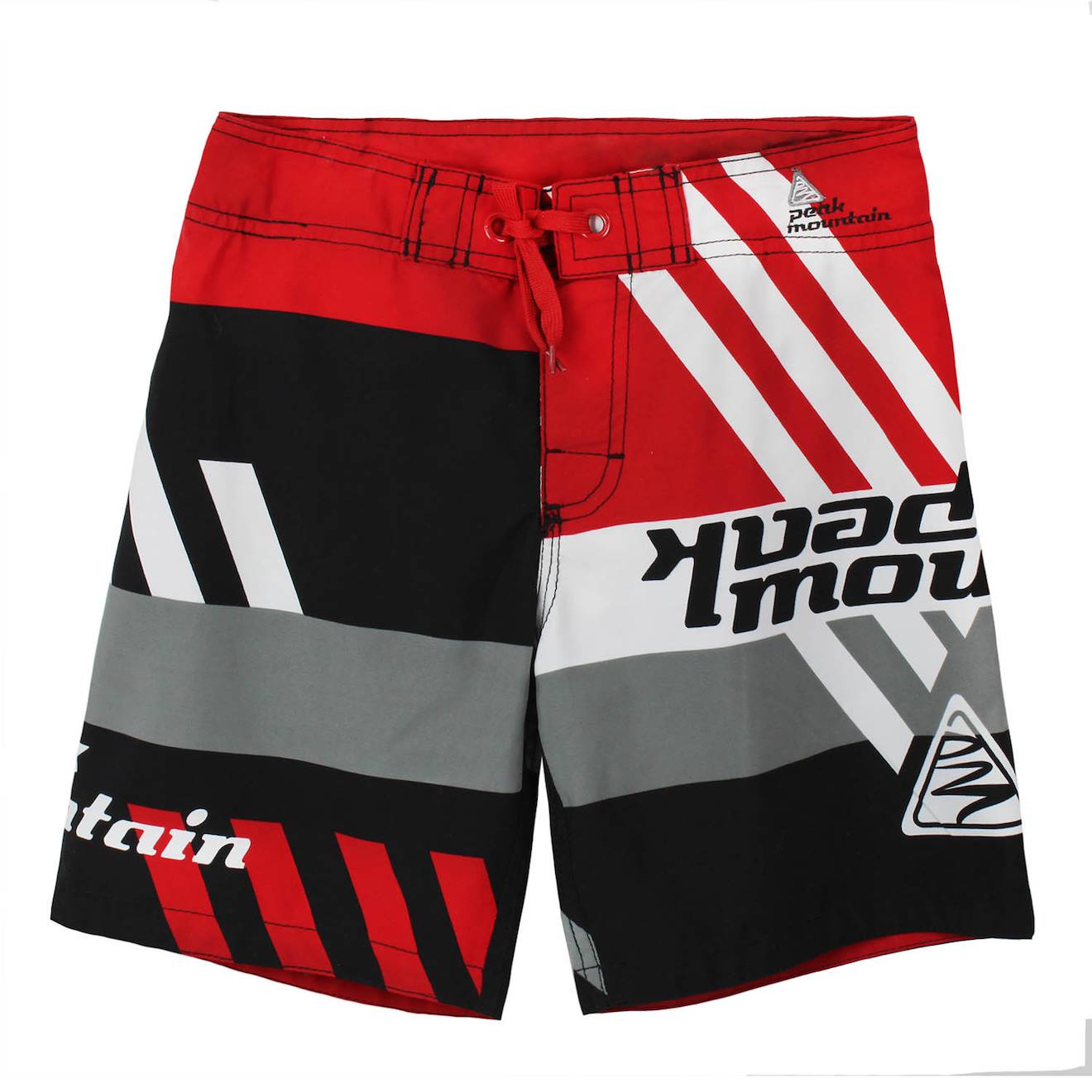 Bermuda De Bain Garçon Ecahiti Rouge