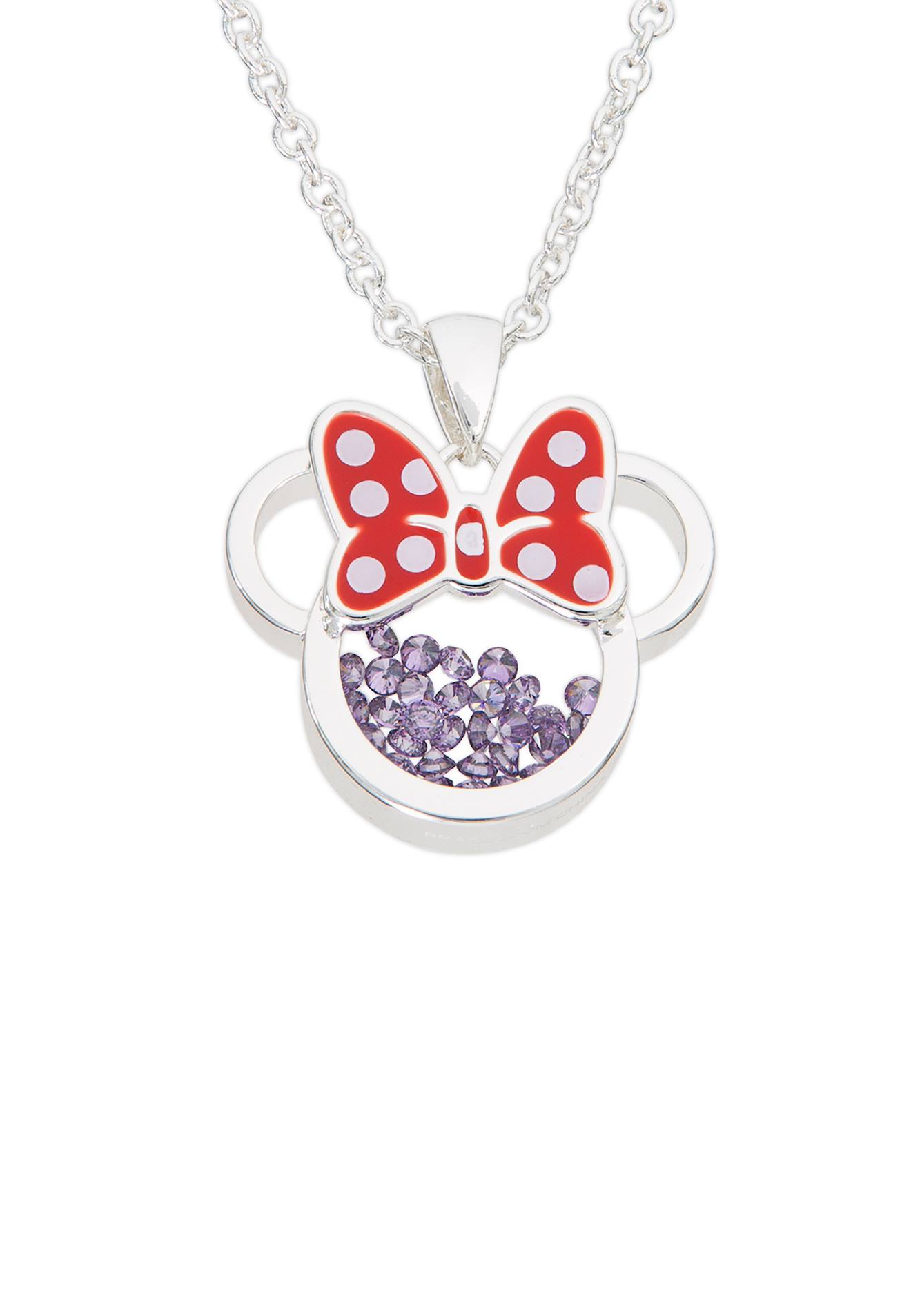 Collier Minnie Mouse Birthstone Violet