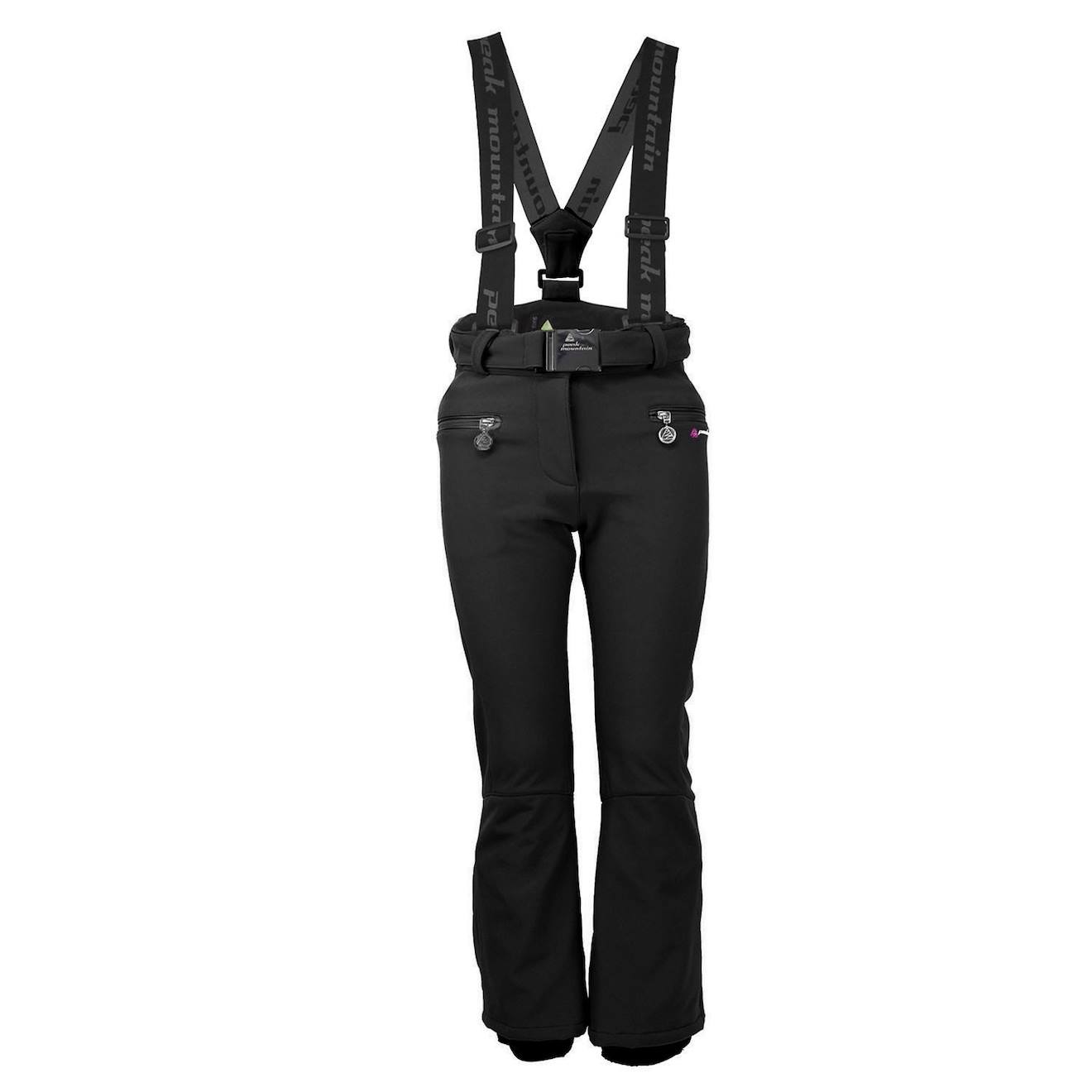 Pantalon De Ski Softshell Fille Fafuzza Noir