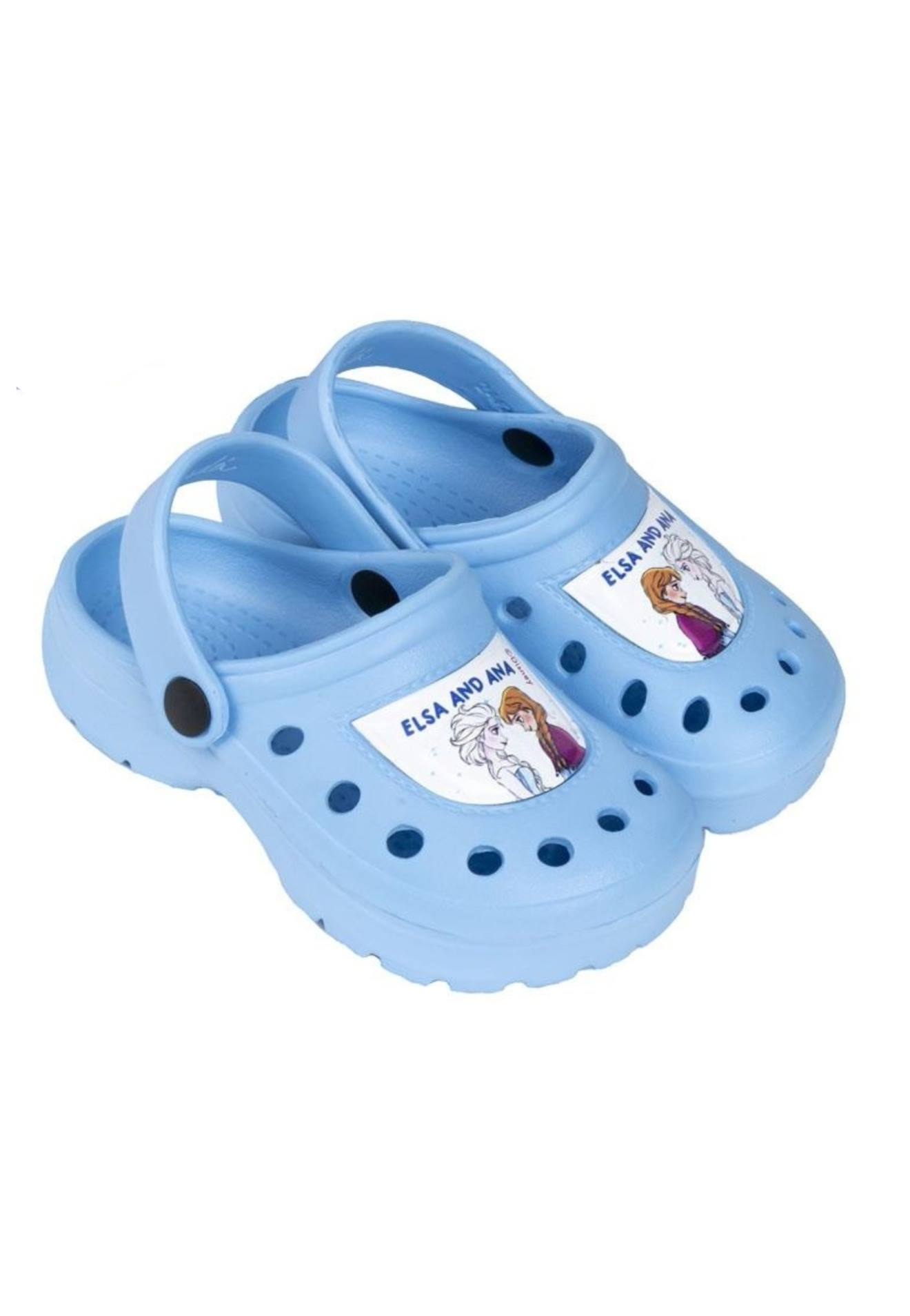 Sabots Reine Des Neiges Pour Enfant Bleu