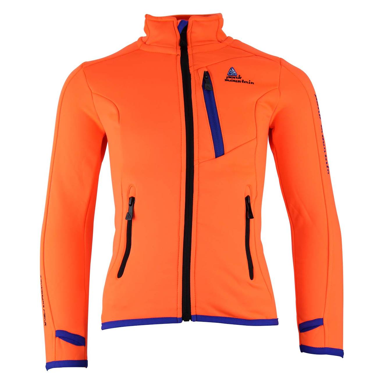 Blouson Polarshell Garçon Eclimate Orange