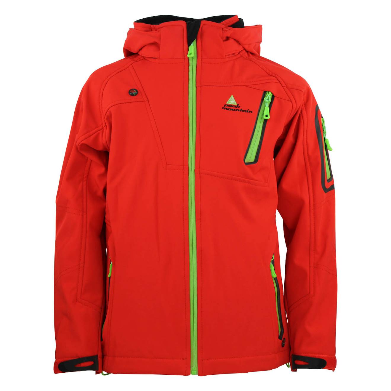 Blouson Softshell Garçon Ecolok Rouge