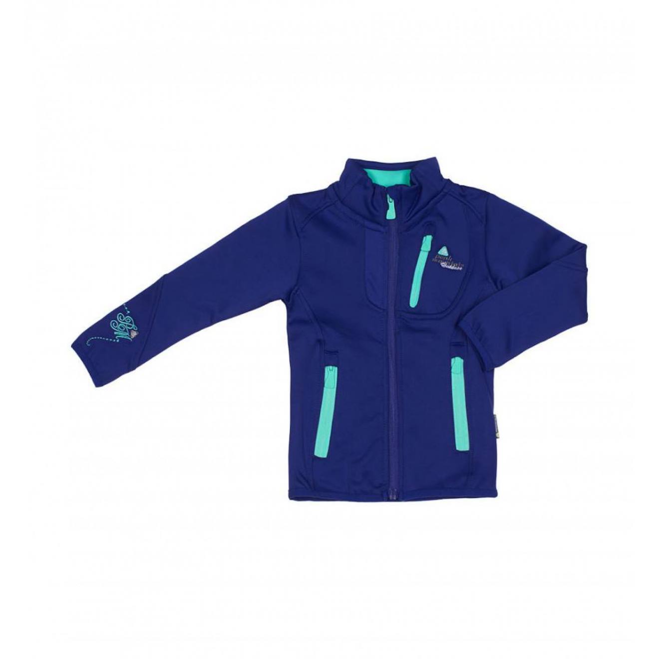 Blouson Polarshell Fille Faynur Bleu
