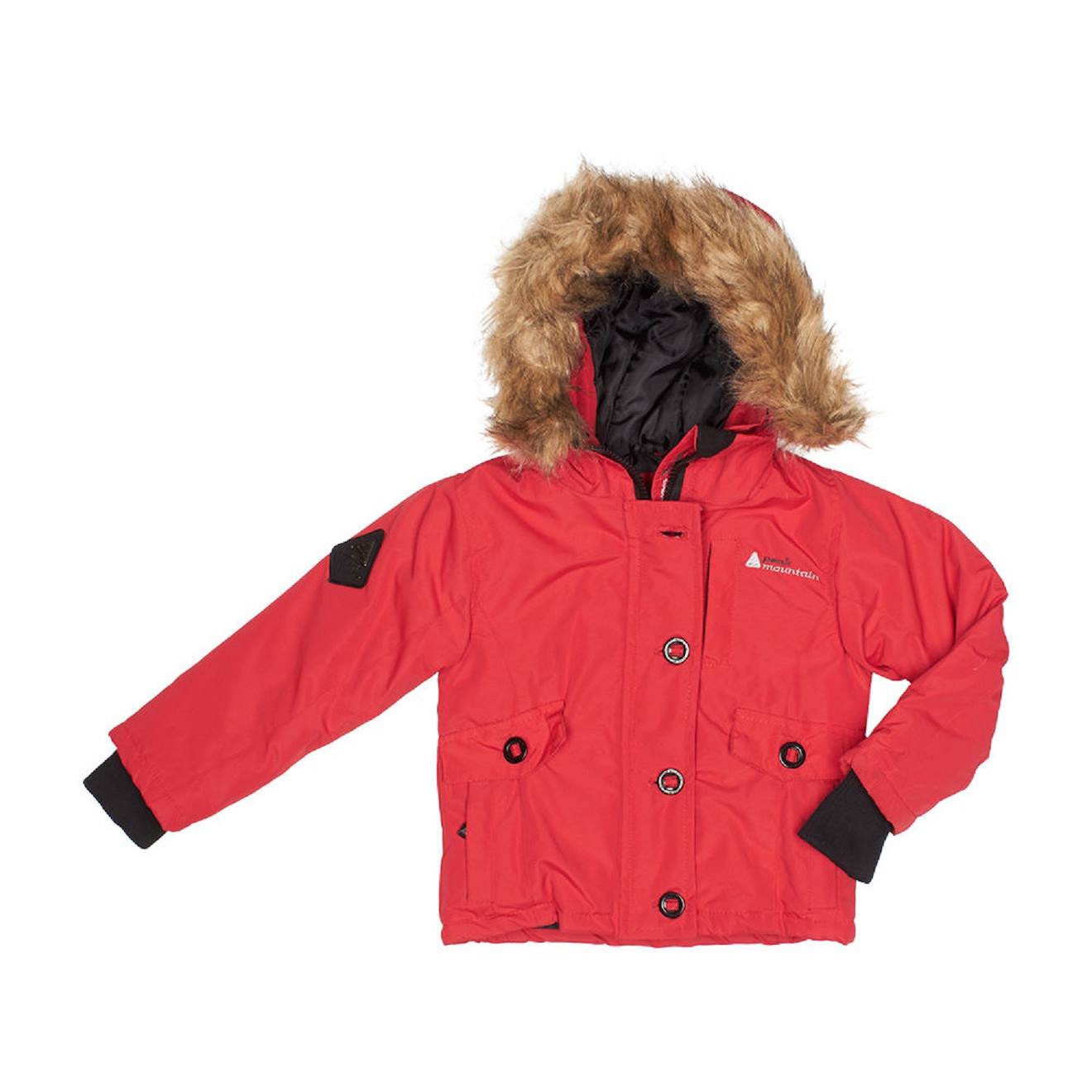Parka De Ski Fille Falava Rouge
