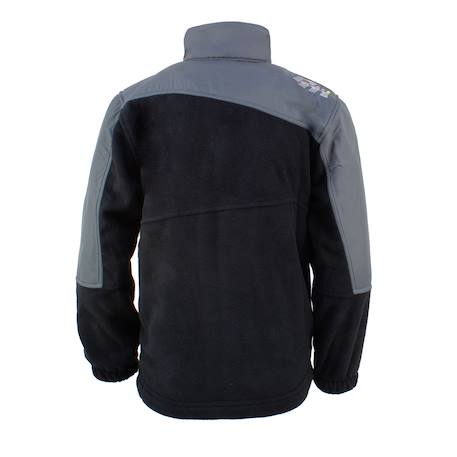 Blouson polaire garçon ecelik Bleu+Gris+Noir+Rouge 6 - vertbaudet enfant 