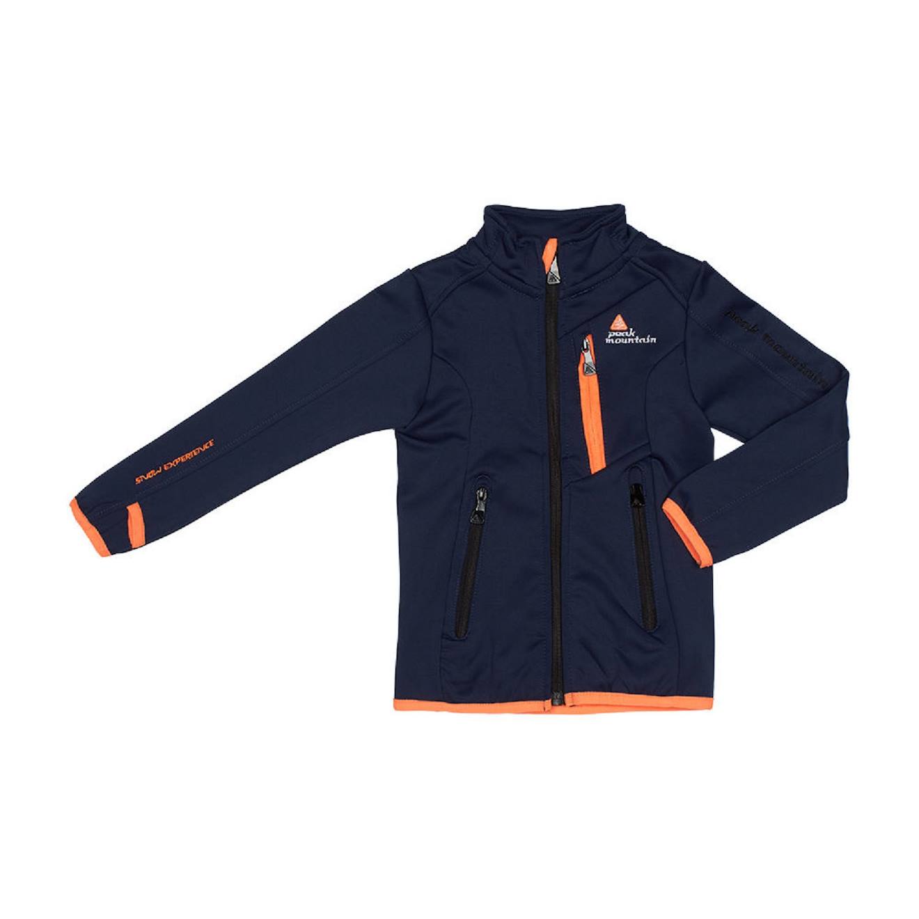 Blouson Polarshell Garçon Eclimate Bleu Marine