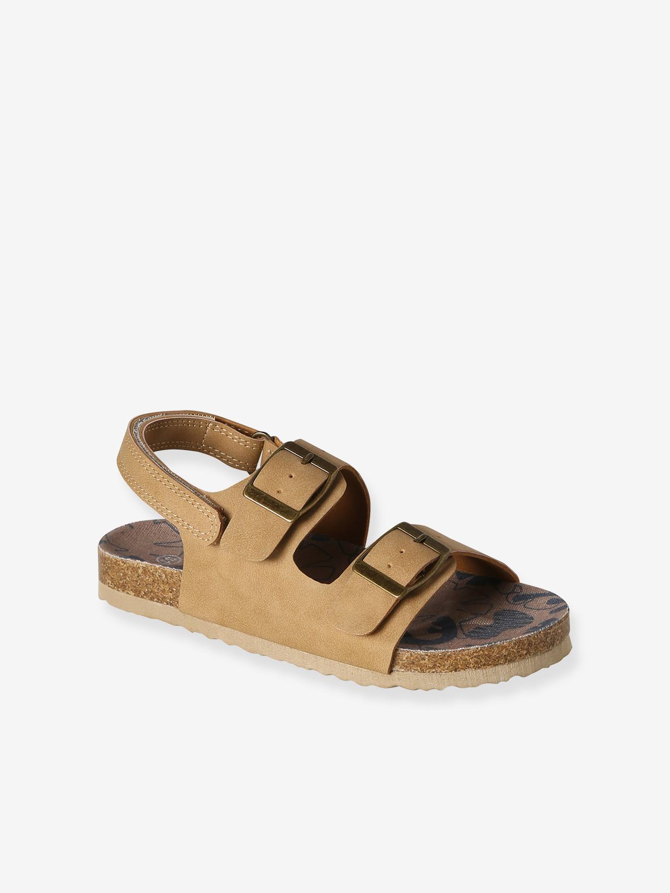 Sandales enfant garçon synthétique beige