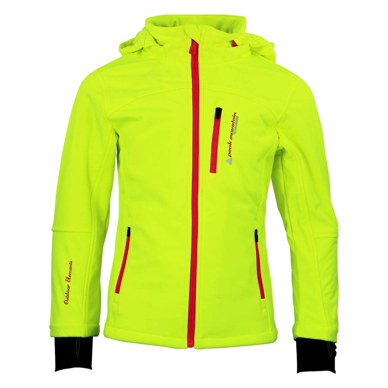 Blouson Softshell Fille Fanne Jaune