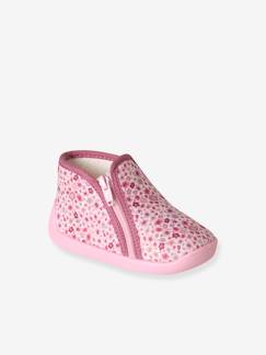 Chaussures-Chaussures bébé 17-26-Chaussons zippés bébé fabriqués en France