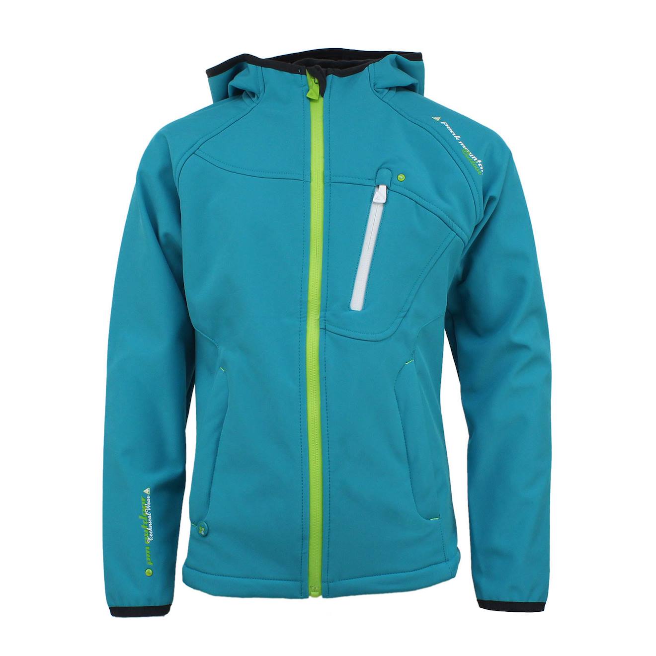 Blouson Softshell Fille Fanso Turquoise