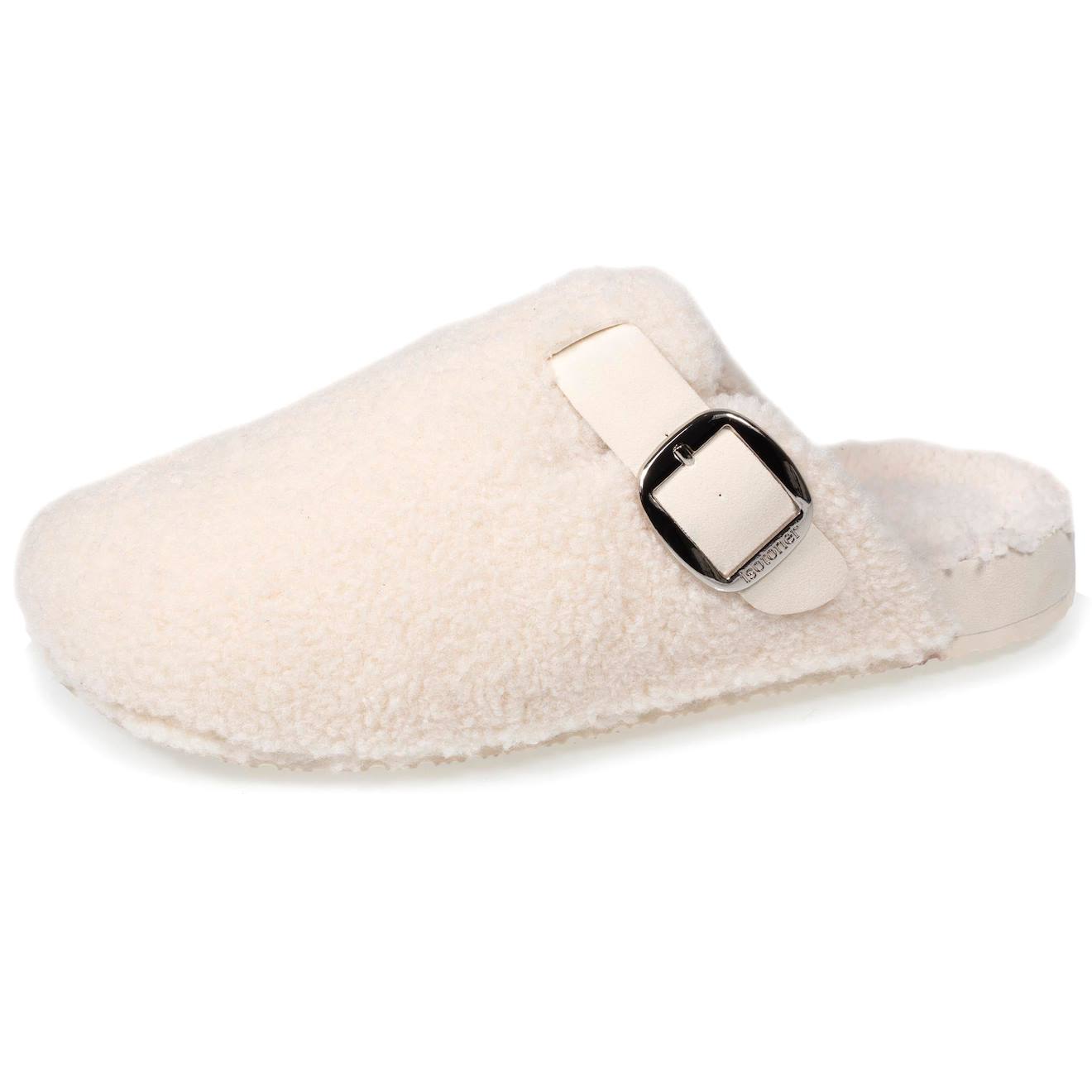 Chaussons Mules Sabot Confort Interieur Imitation Fourrure Ivoire 55 €
