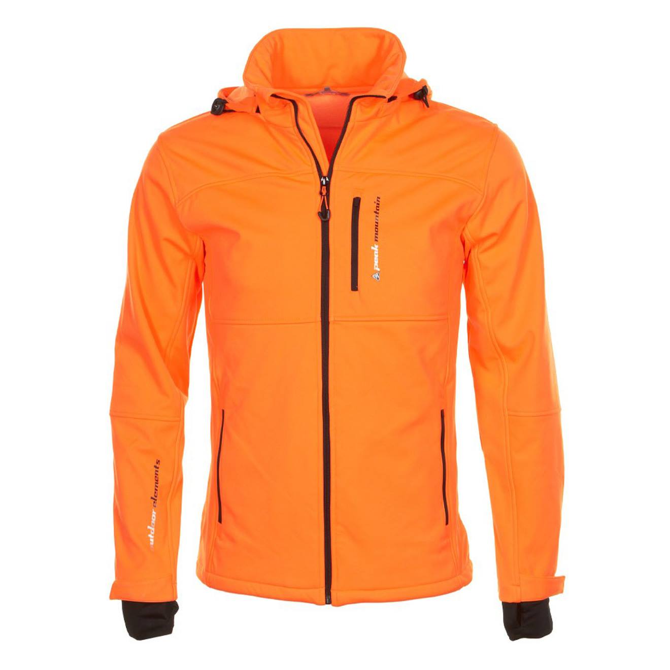 Blouson Softshell Garçon Ecanne Orange