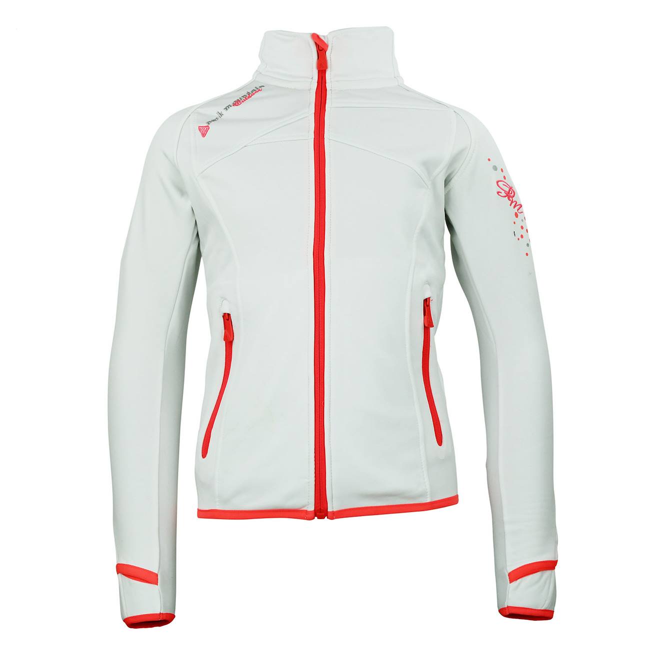 Blouson Polarshell Fille Gaclimate Blanc