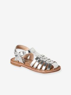 Chaussures-Chaussures fille 23-38-Sandales-Sandales enfant cuir fisherman